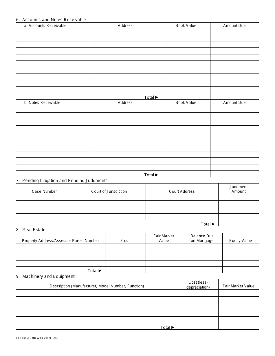 Form FTB4905BE Offer in Compromise for Business Entities Booklet - California, Page 9