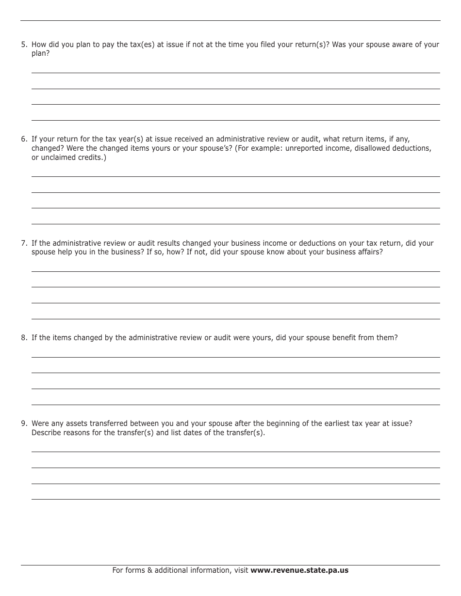 Form PA-12508 - Fill Out, Sign Online and Download Printable PDF ...