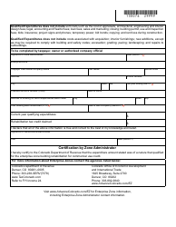 Form DR0076 Certification of Qualified Nature of Enterprise Zone Rehabilitation Expenditures - Colorado, Page 2