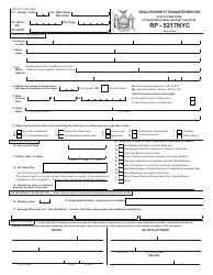 Form RP-5217NYC &quot;Real Property Transfer Report&quot; - New York City