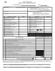 Document preview: Form GA-1-J Motor Fuel Jobbers Report - New Jersey