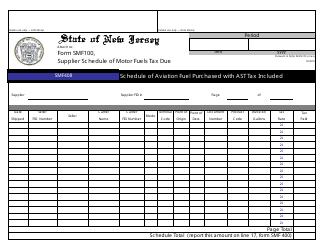 Form SMF-10 Supplier of Motor Fuels Report - New Jersey, Page 30