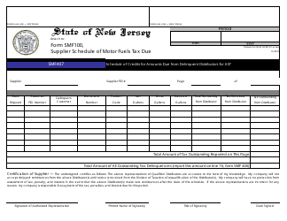 Form SMF-10 Supplier of Motor Fuels Report - New Jersey, Page 31