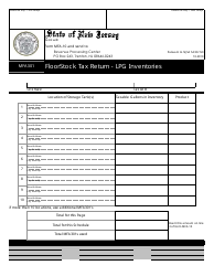 Form MFA-10 Floorstock Tax Return - New Jersey, Page 4