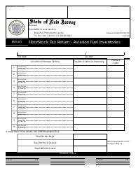 Form MFA-10 Floorstock Tax Return - New Jersey, Page 5