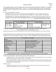 Form DR-501SC Adjusted Gross Household Income Sworn Statement and Return - Florida, Page 2