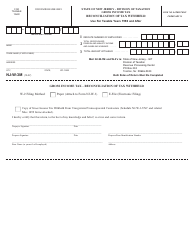 Document preview: Form NJ-W-3M Reconciliation of Tax Withheld - New Jersey