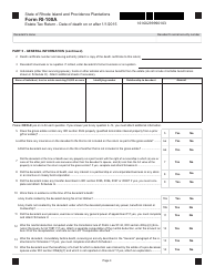 Form RI-100A Estate Tax Return - Date of Death on or After 1/1/2015 - Rhode Island, Page 3