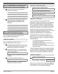 USCIS Form I-90 Application to Replace Permanent Resident Card, Page 4