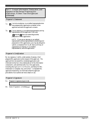 USCIS Form I-90 Application to Replace Permanent Resident Card, Page 6