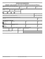 Document preview: Form PHS-1345 Request and Authority for Leave of Absence (Commissioned Officers)
