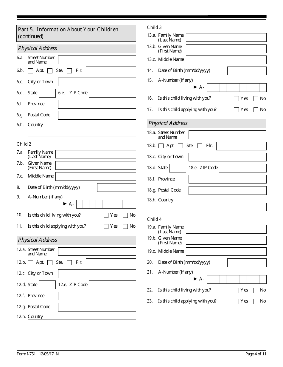 USCIS Form I-751 Petition to Remove Conditions on Residence, Page 4