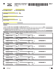Form 502 Resident Income Tax Return - Maryland, Page 4