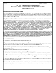 NRC Form 241 Report of Proposed Activities in Nonagreement States, Areas of Exclusive Federal Jurisdiction, or Offshore Waters, Page 4