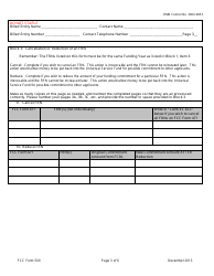 FCC Form 500 Universal Service for Schools and Libraries Funding Commitment Adjustment Request Form, Page 3