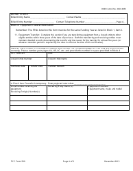 FCC Form 500 Universal Service for Schools and Libraries Funding Commitment Adjustment Request Form, Page 4