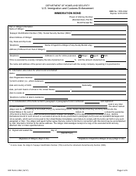ICE Form I-352 Immigration Bond, Page 3