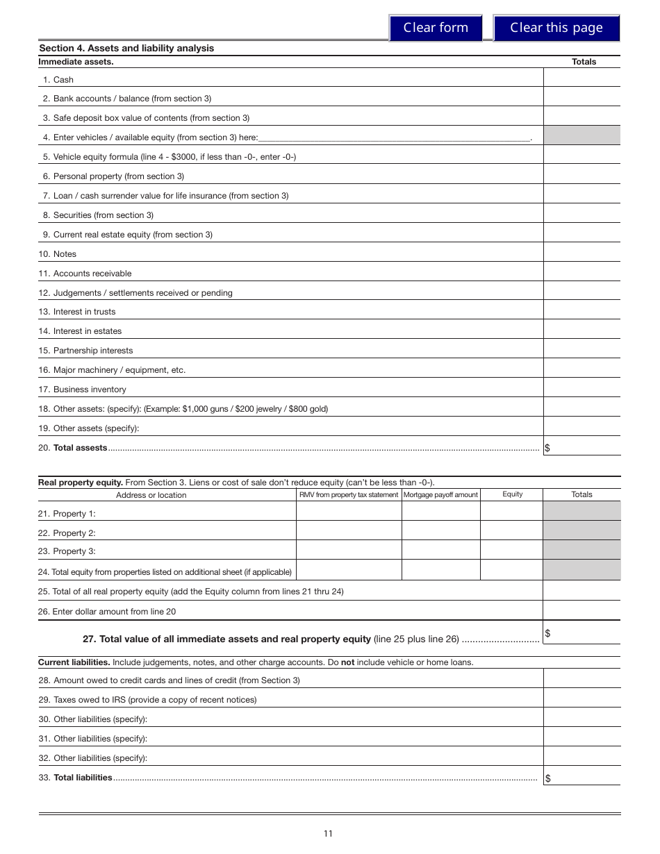 Form 150-101-157 (OR-SOA) Settlement Offer Application - Oregon, Page 11