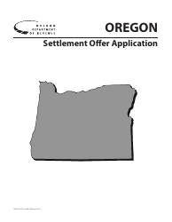 Form 150-101-157 (OR-SOA) Settlement Offer Application - Oregon