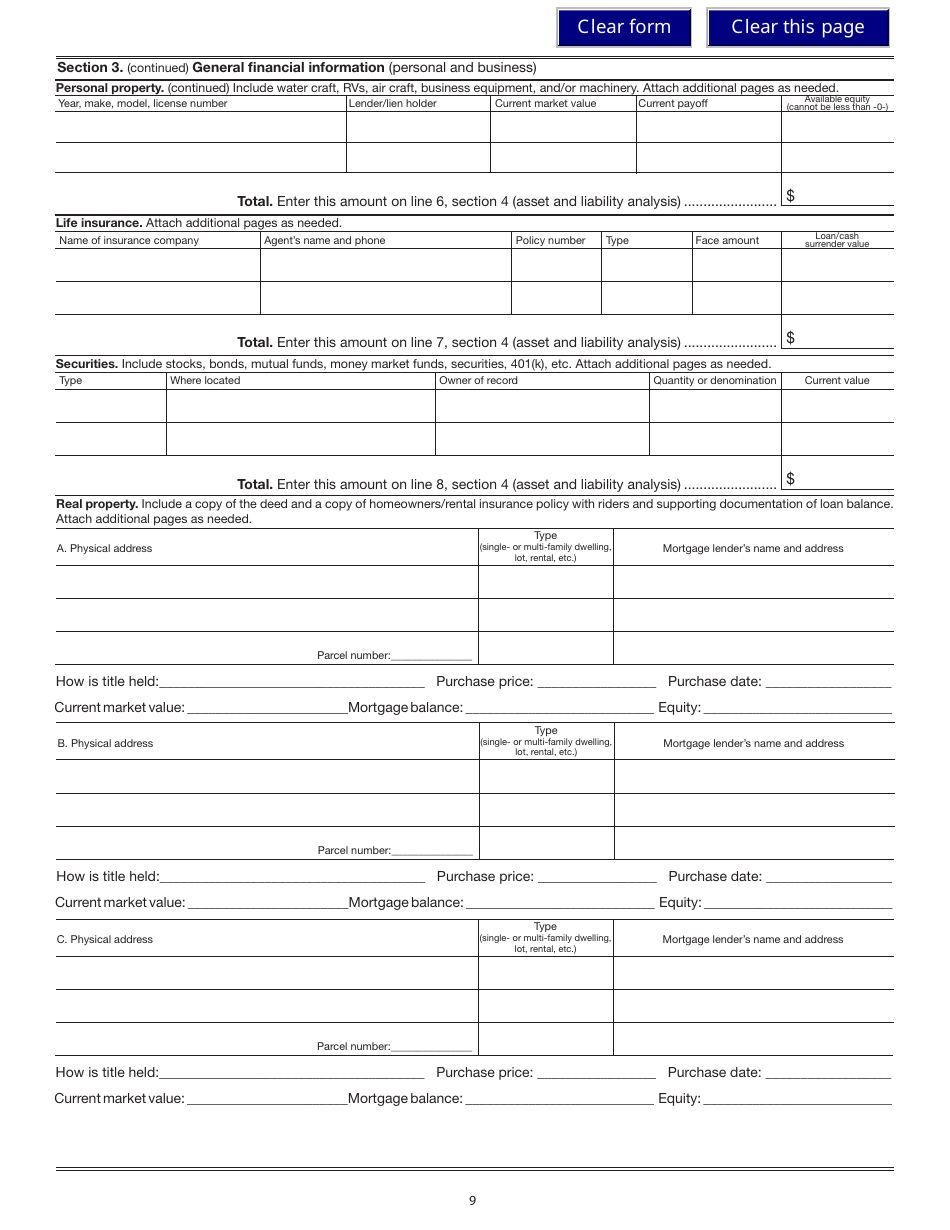Form 150-101-157 (OR-SOA) Settlement Offer Application - Oregon, Page 9