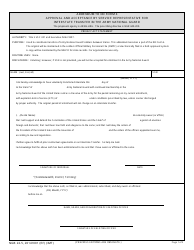 NGB Form 22-5 Addendum to DD Form 4 - Approval and Acceptance by Service Representative for Interstate Transfer in the Army National Guard