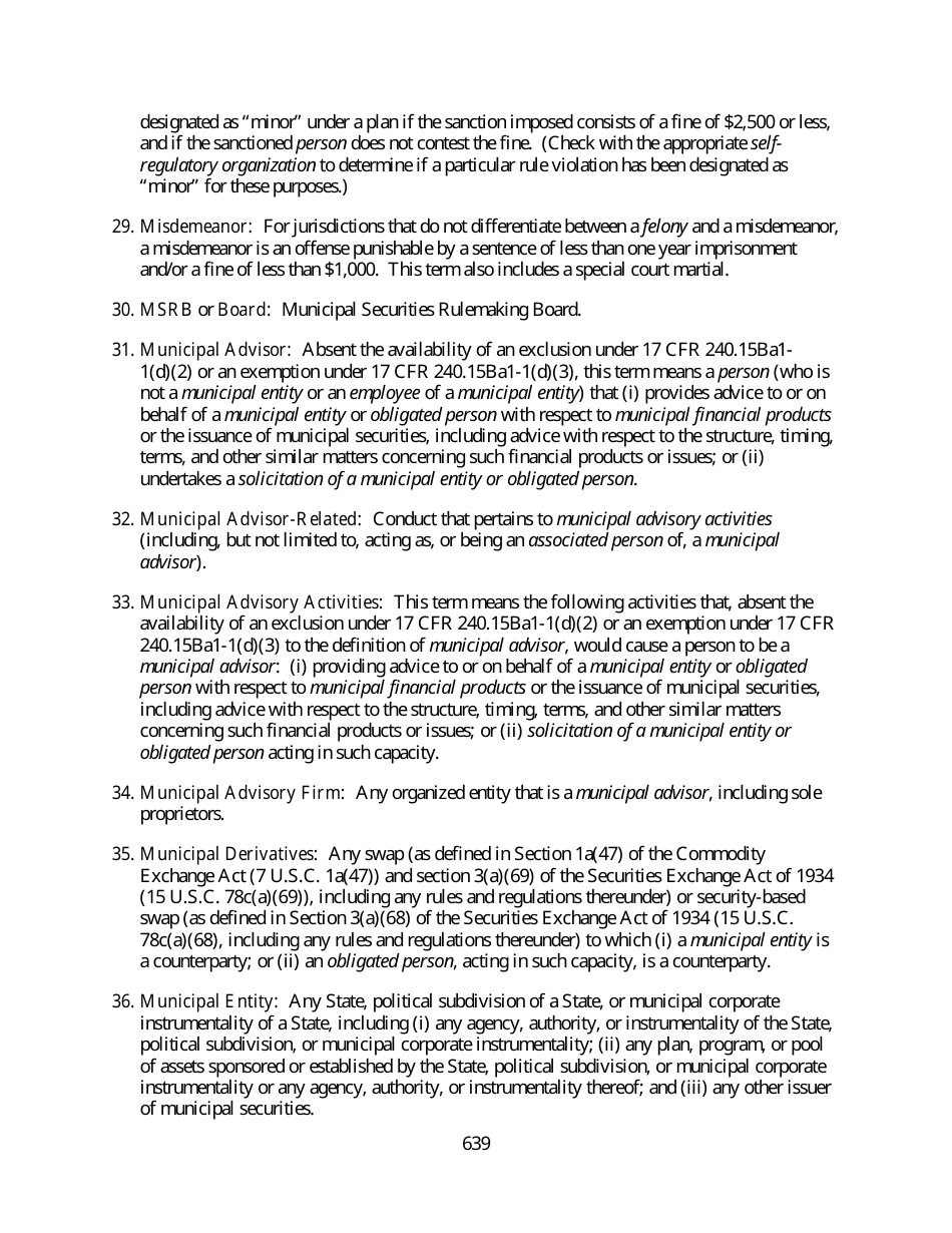 Instructions for SEC Form MA, MA-I, MA-NR, MA-W, Page 19