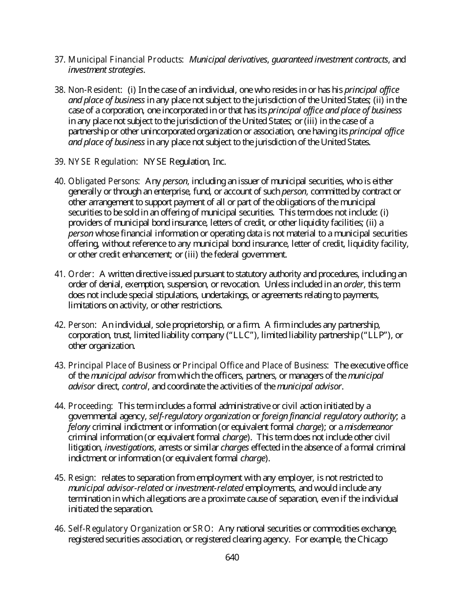 Instructions for SEC Form MA, MA-I, MA-NR, MA-W, Page 20