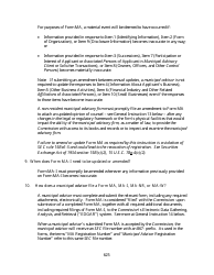 Instructions for SEC Form MA, MA-I, MA-NR, MA-W, Page 5
