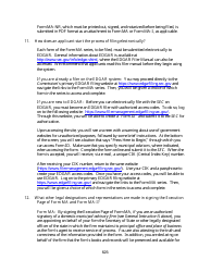 Instructions for SEC Form MA, MA-I, MA-NR, MA-W, Page 6