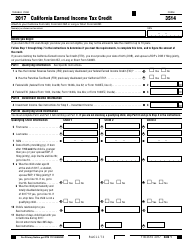 Form FTB3514 California Earned Income Tax Credit - California
