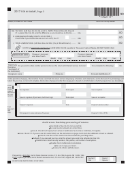 Form 1040ME Maine Individual Income Tax - Maine, Page 3