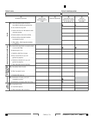 Form 565 Schedule K-1 Partner&#039;s Share of Income, Deductions, Credits, Etc. - California, Page 3