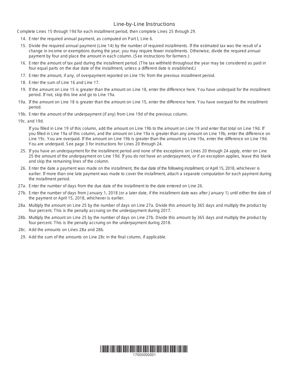 Form MO-2210 Underpayment of Estimated Tax by Individuals - Missouri, Page 5