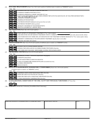 Form PHS-6355 Report of Dental Examination of Applicants to the Public Health Service Commissioned Corps, Page 2