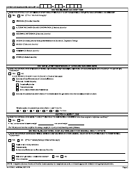 VA Form 21-0960-G3 Intestinal Conditions (Other Than Surgical or Infectious) (Including Irritable Bowel Syndrome, Crohn&#039;s Disease, Ulcerative Colitis, and Diverticulitis) Disability Benefits Questionnaire, Page 2