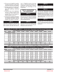 Form PA-40 Schedule SP Special Tax Forgiveness - Pennsylvania, Page 7