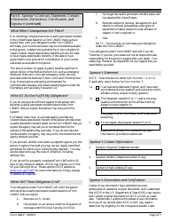 USCIS Form I-864EZ Affidavit of Support Under Section 213a of the Ina, Page 4