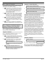 USCIS Form I-684W Request for Exemption for Intending Immigrant&#039;s Affidavit of Support, Page 2