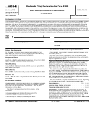 IRS Form 8453-R Download Fillable PDF or Fill Online Electronic Filing ...