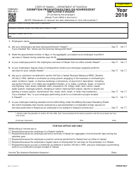 Form HW-7 Exemption From Withholding on Nonresident Employee&#039;s Wages - Hawaii
