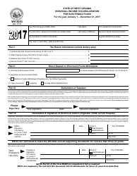 Document preview: Form WV-8453 Individual Income Tax Declaration for Electronic Filing - West Virginia