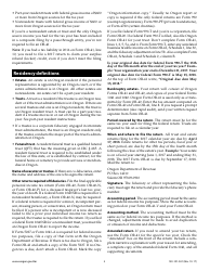 Form OR-41 Oregon Fiduciary Income Tax Return - Oregon, Page 7