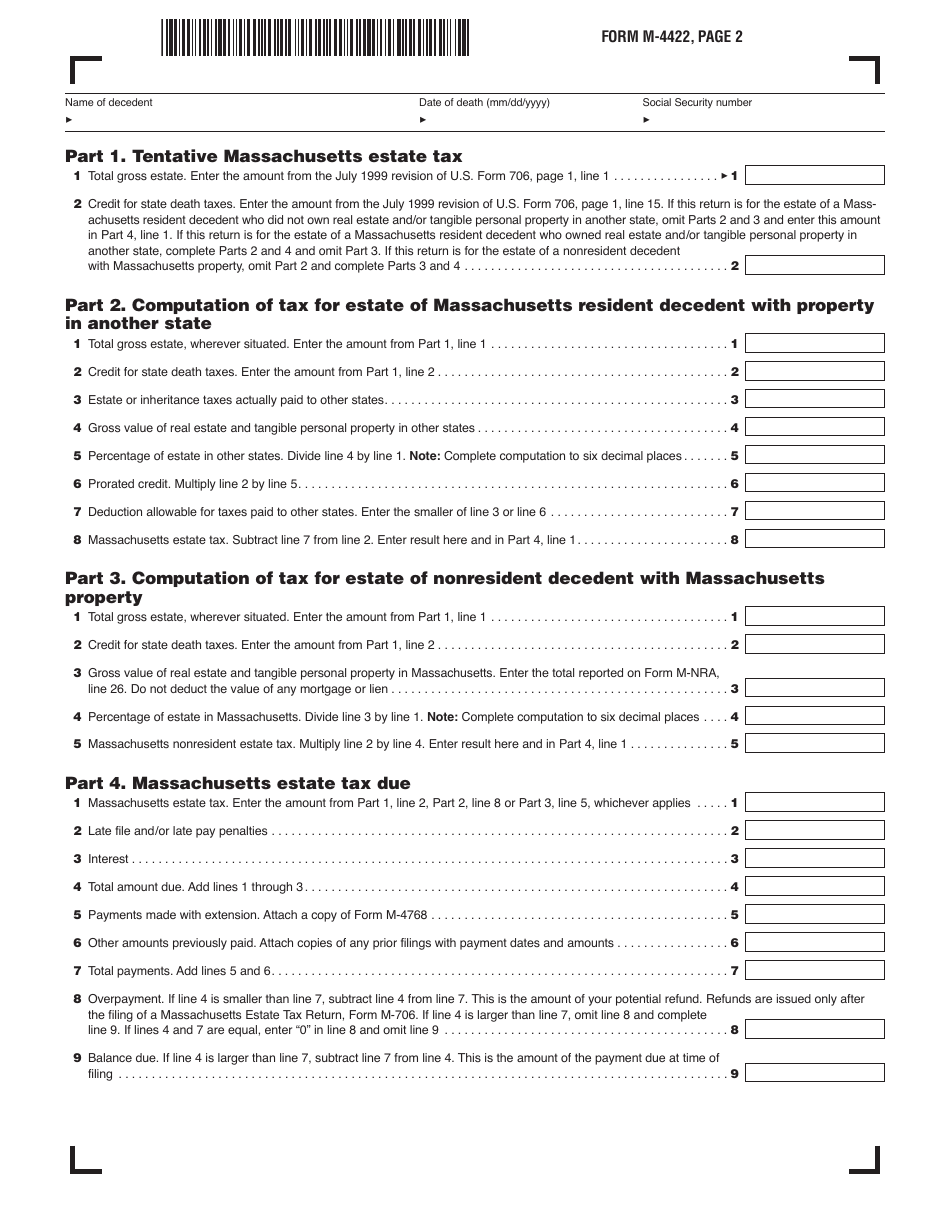 Form M 4422 Download Printable Pdf Or Fill Online Application For Certificate Releasing 9735