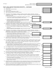 Form 4700 Gross Receipts Worksheet - Michigan, Page 3