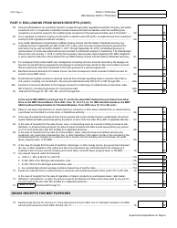Form 4700 Gross Receipts Worksheet - Michigan, Page 4