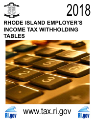 Document preview: Form RI W-4 Rhode Island Employer's Income Tax Withholding Tables - Rhode Island
