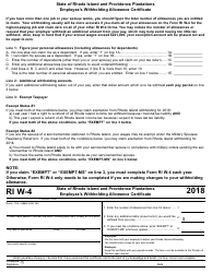Form RI W-4 Rhode Island Employer&#039;s Income Tax Withholding Tables - Rhode Island, Page 18