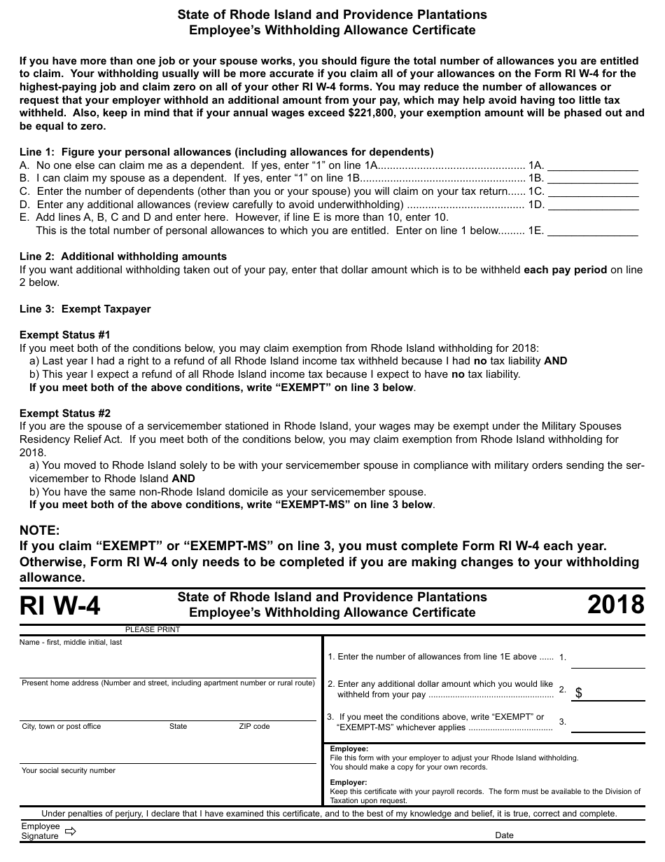 Form RI W-4 Rhode Island Employers Income Tax Withholding Tables - Rhode Island, Page 18
