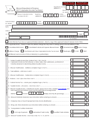 Document preview: Form MO-1120 Corporation Income Tax Return - Missouri