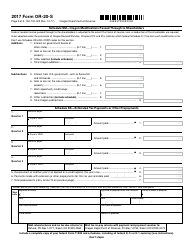 Form OR-20-S Oregon S Corporation Tax Return - Oregon, Page 3